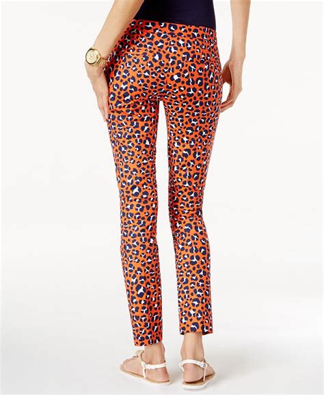 MICHAEL Michael Kors Miranda Printed Skinny Pants 